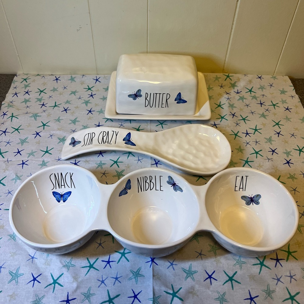 Harvest Green Studio Butterfly Kitchen Set 3 Piece